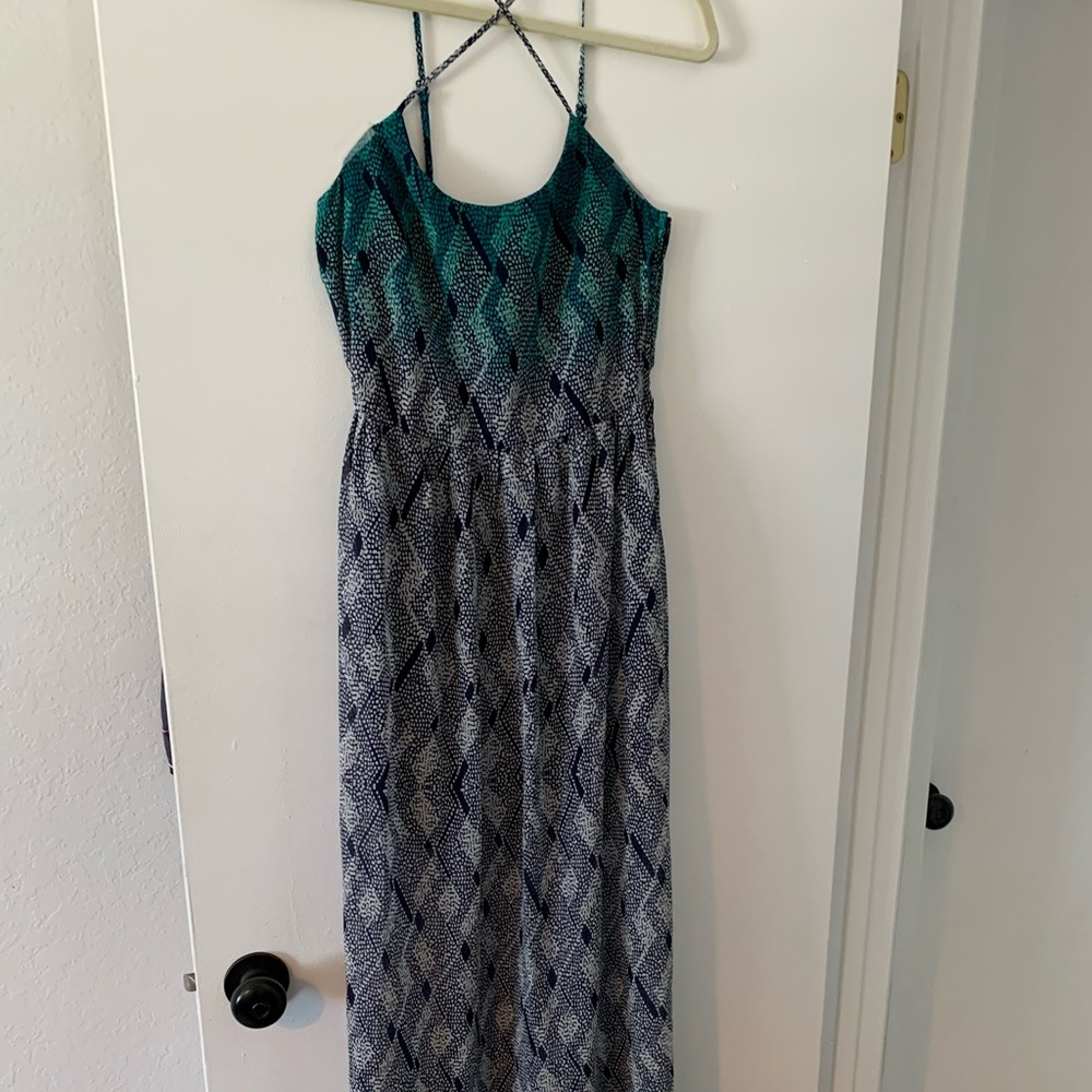 Mimi Chica Printed Maxi Dress Size S